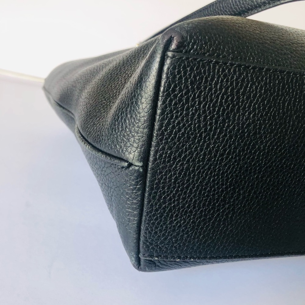 Tory Burch Black Leather Tote - Picture 8 of 11